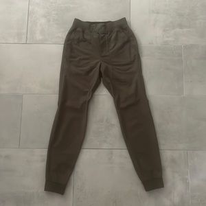 lululemon olive green abc joggers